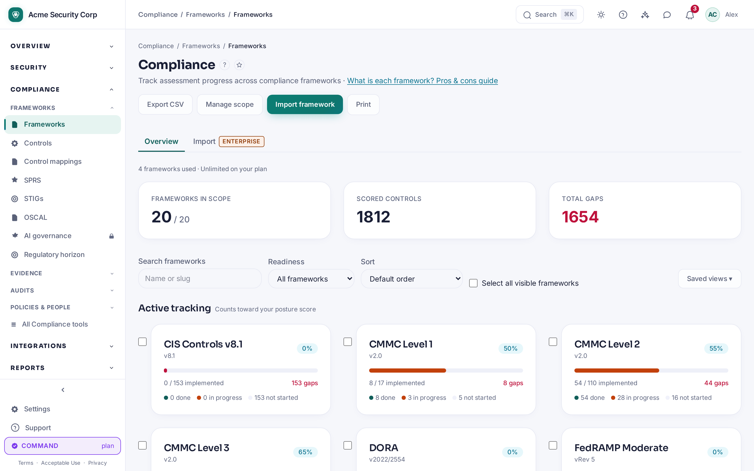 Demo workspace — sample data
